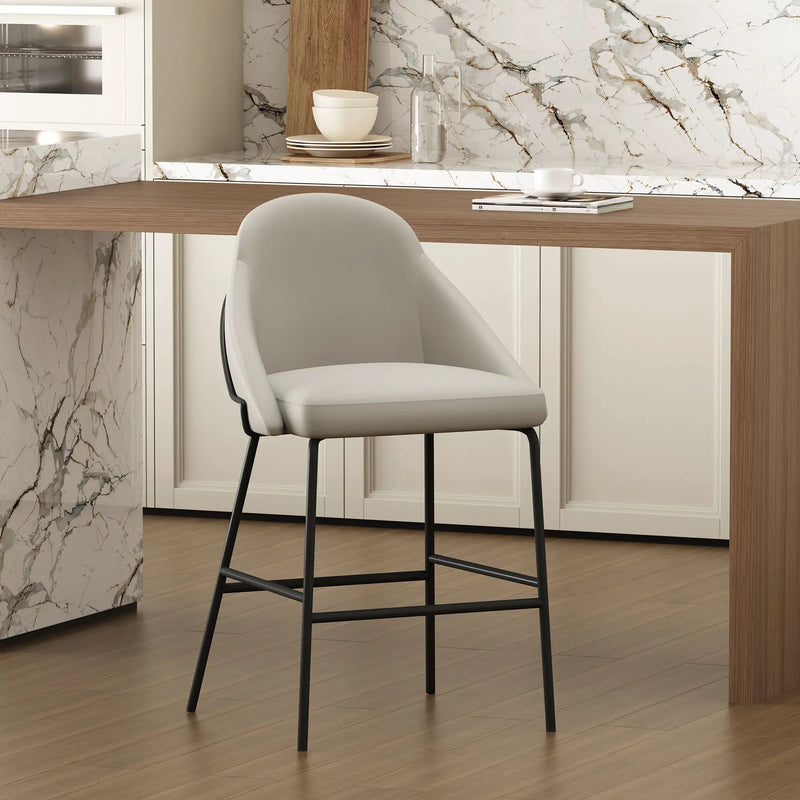 Gracie - Upholstered Counter Stool by HouseOfZazla