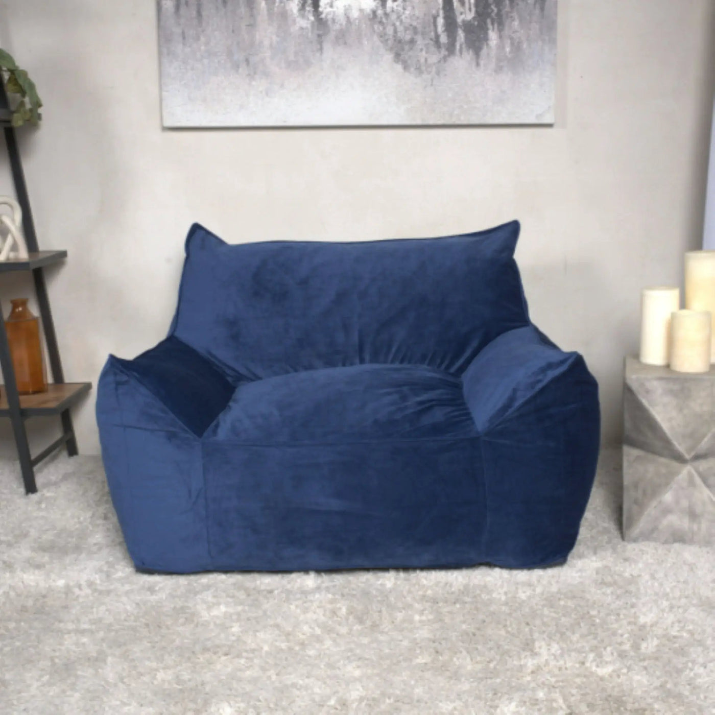 Allea - Bean Bag Chair With Armrests by HouseOfZazla