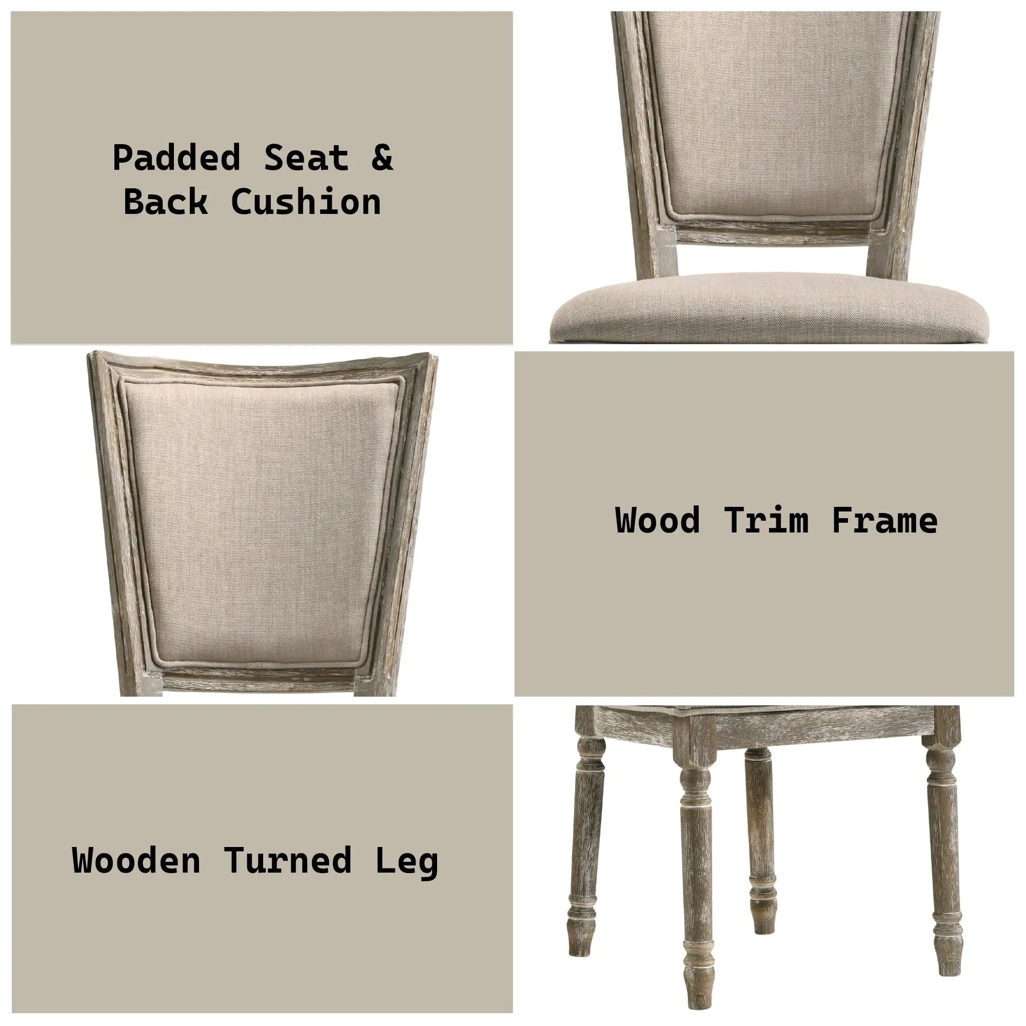 Gabrian Two-tone Seating for Dining by HouseOfZazla