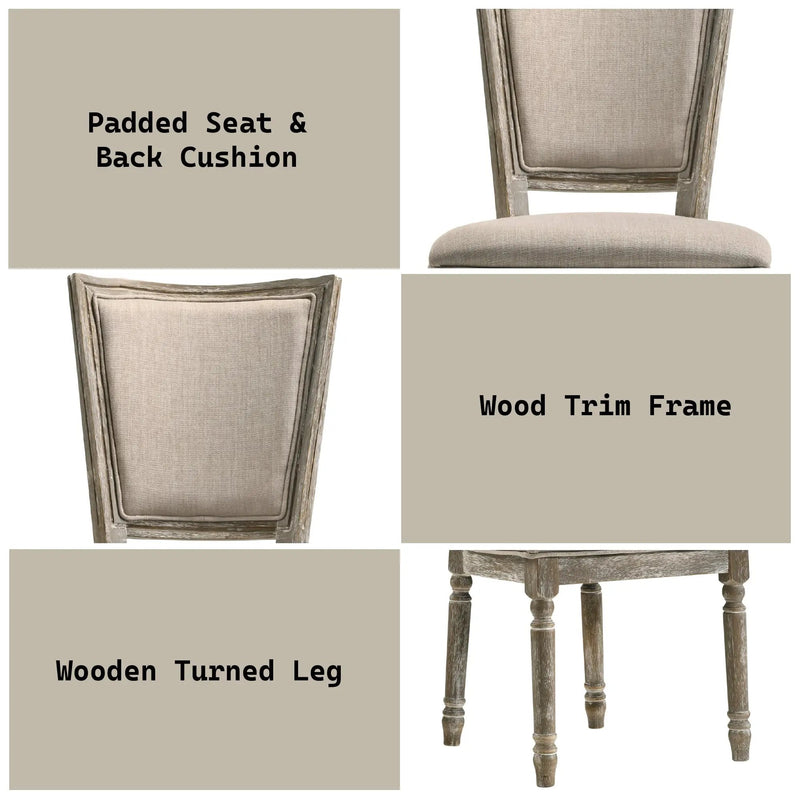 Gabrian Two-tone Seating for Dining by HouseOfZazla