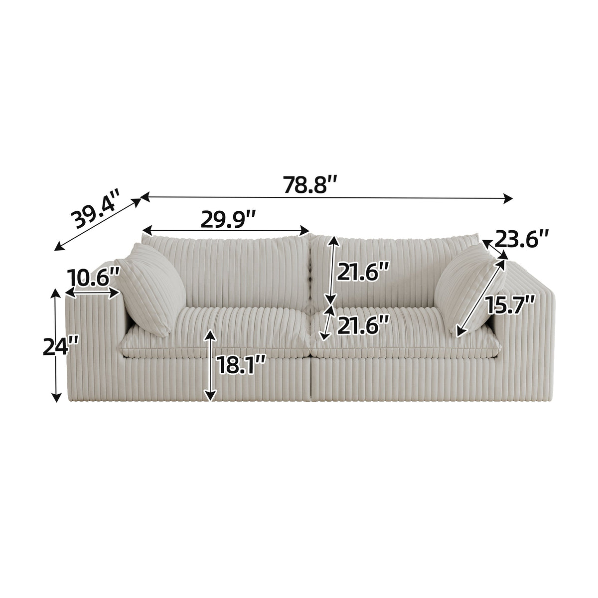 Y137-2SEATER-WHITE, photo 7 of 10