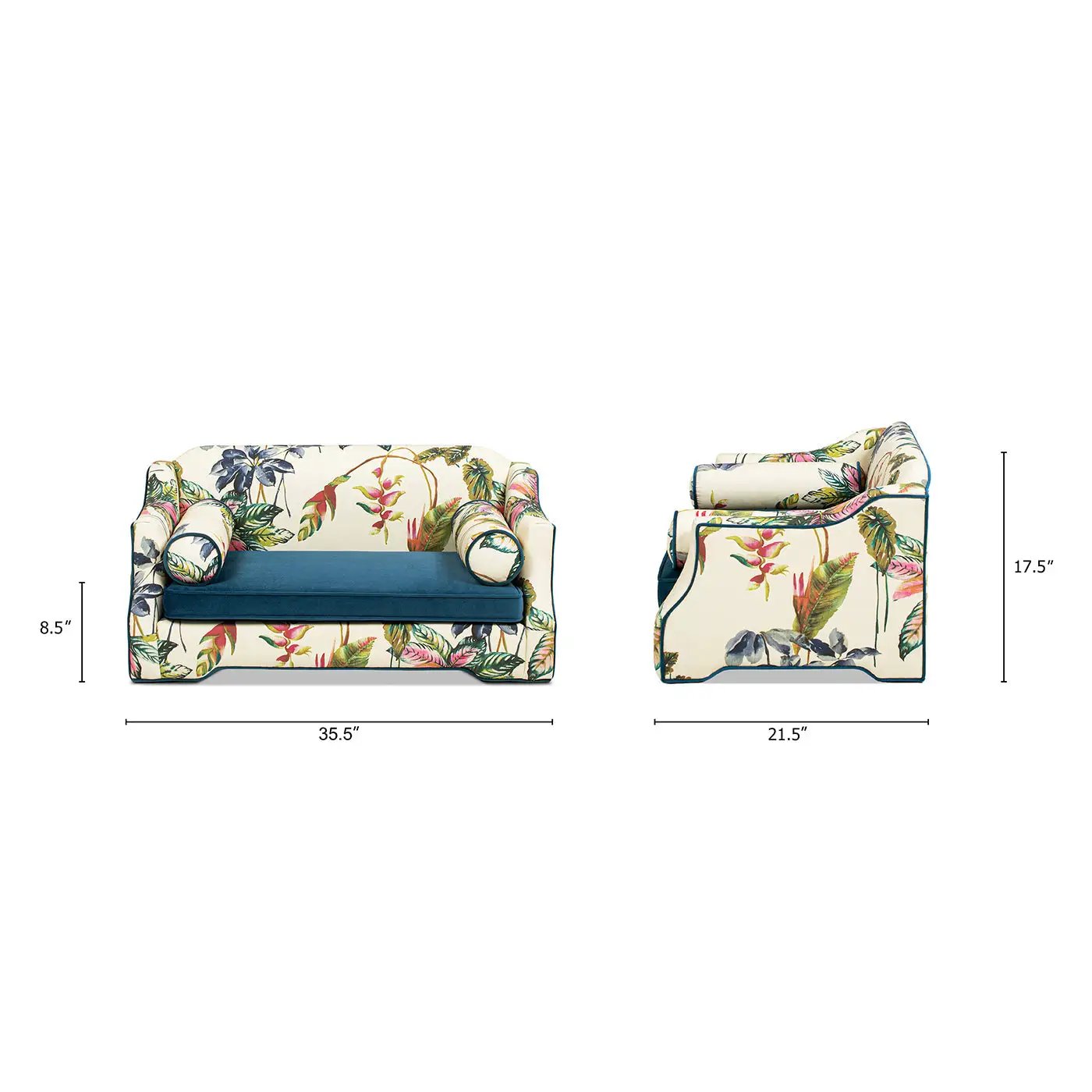 Paloma 35.5" Dog Sofa Bed, Medium by HouseOfZazla