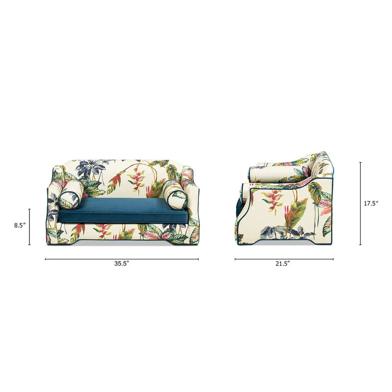 Paloma 35.5" Dog Sofa Bed, Medium by HouseOfZazla