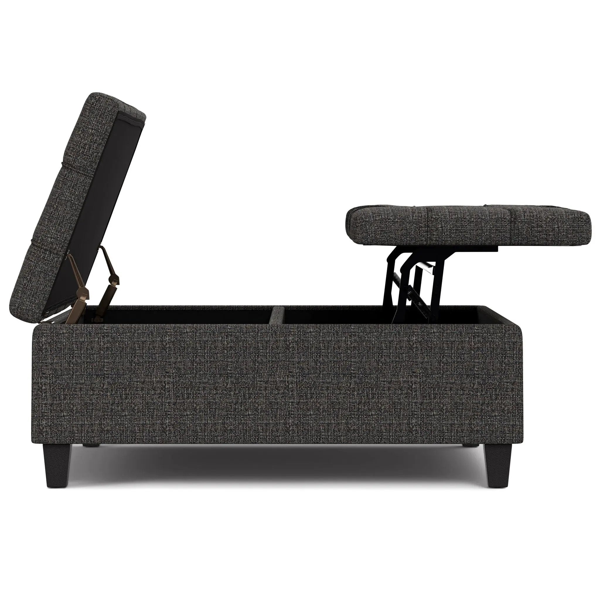 Harrison - Upholstered Coffee Table Storage Ottoman by Unique Piece Furniture