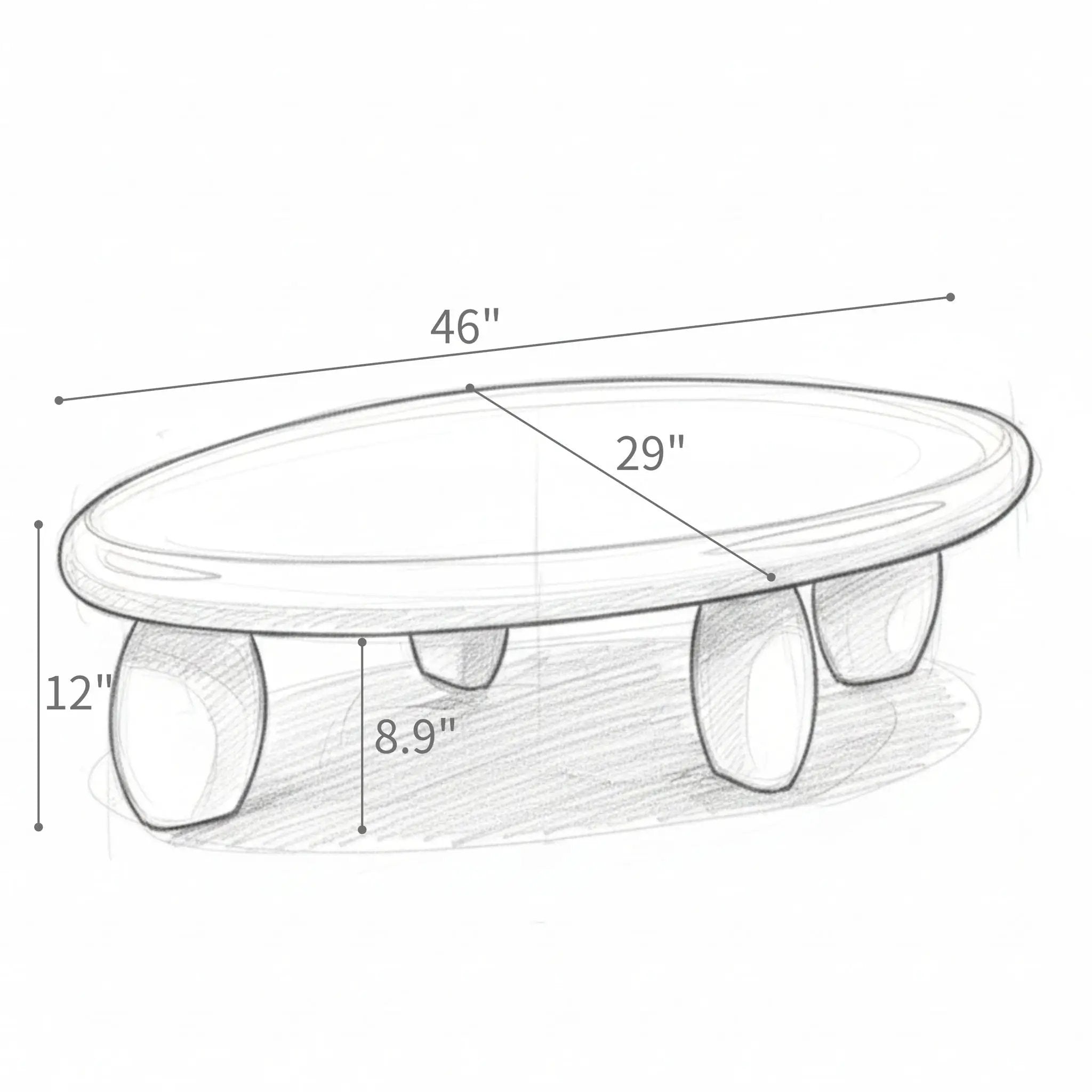 Cobblestone Coffee Table by Unique Piece Furniture