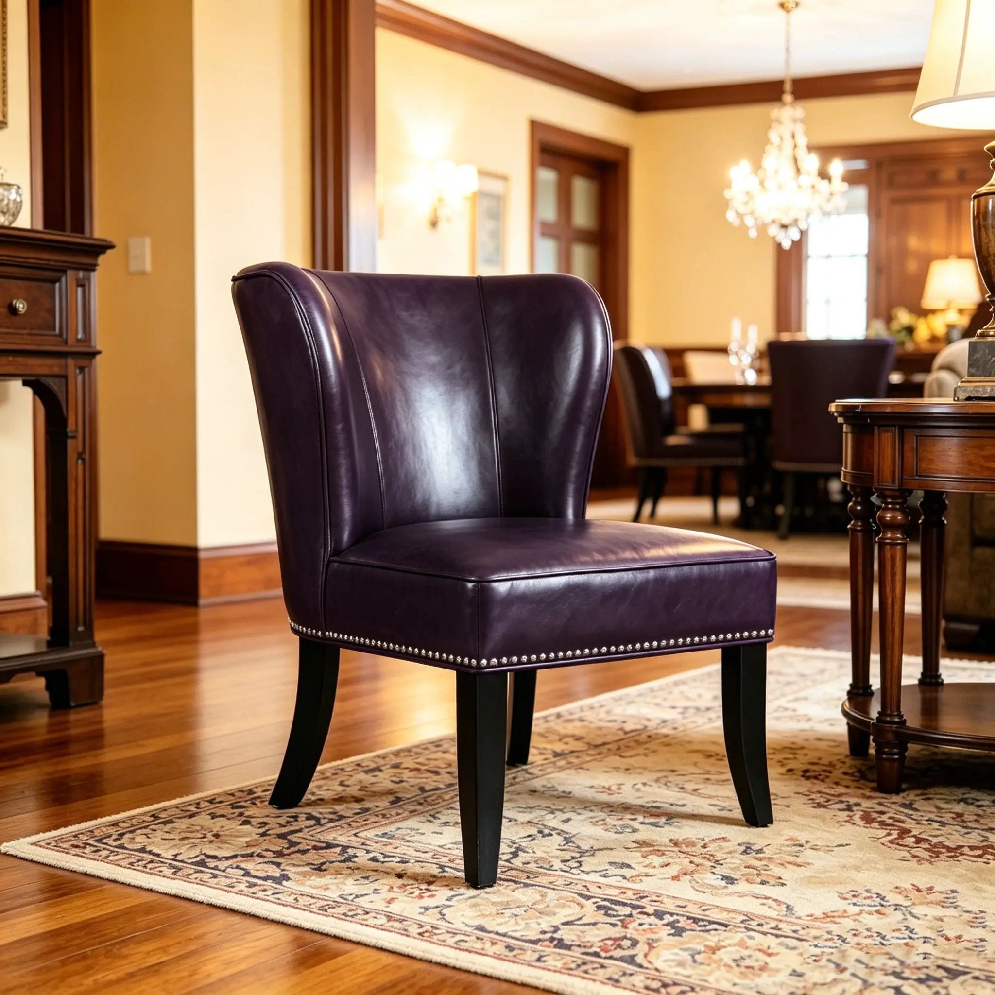 Accent Chair For Living Room - Purple by HouseOfZazla
