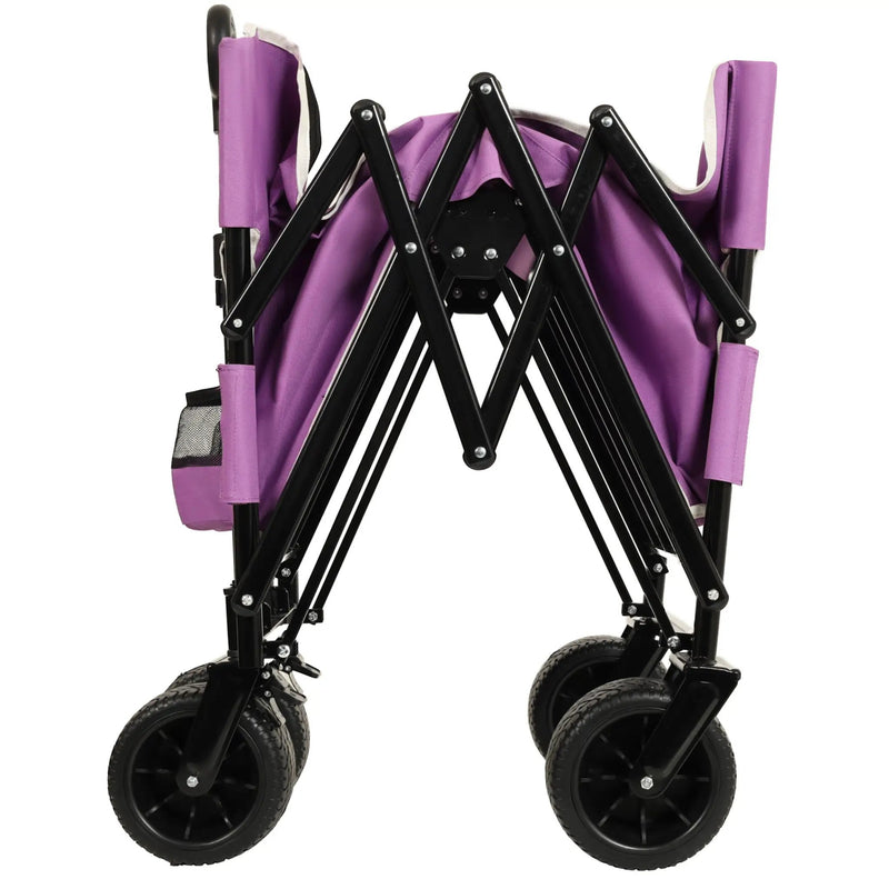 3-in-1 Folding Wagon Cart with Bench Seat & Storage by HouseOfZazla