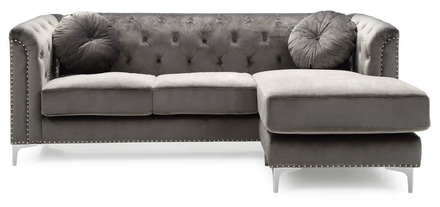 Soft y Micro Suede Sofa Chaise by HouseOfZazla