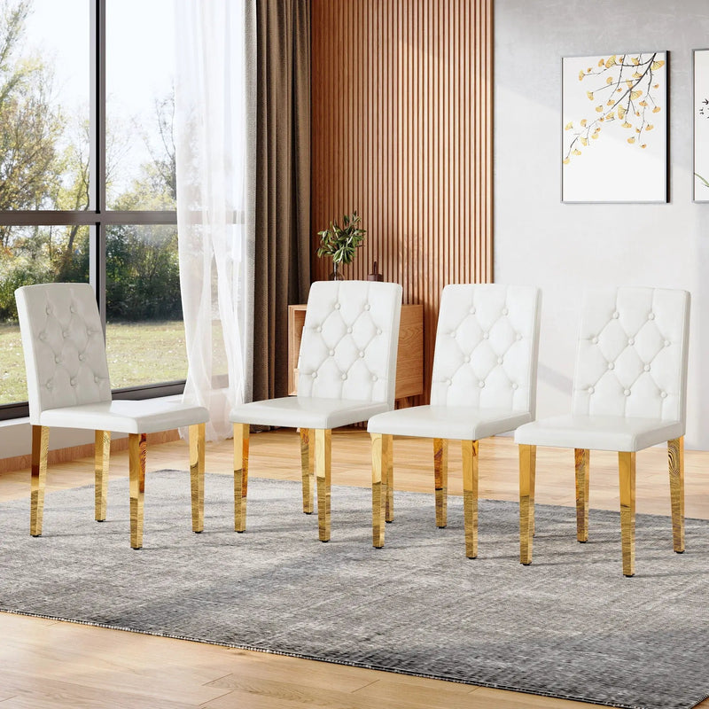 Dining Chairs With Ergonomic Buckle Backrest Comfort by HouseOfZazla
