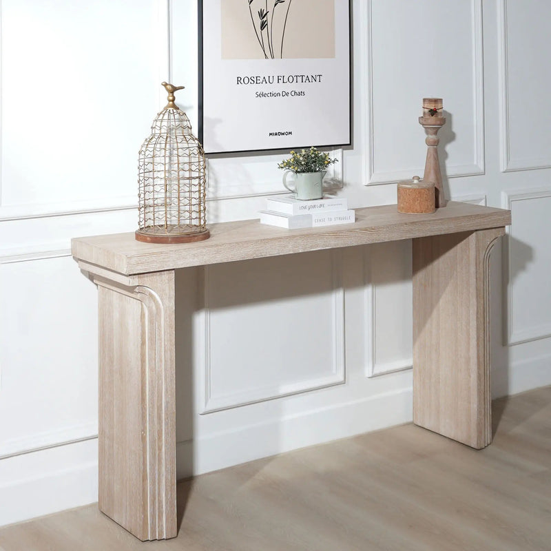 Console Table With Decorative Molding by Unique Piece Furniture