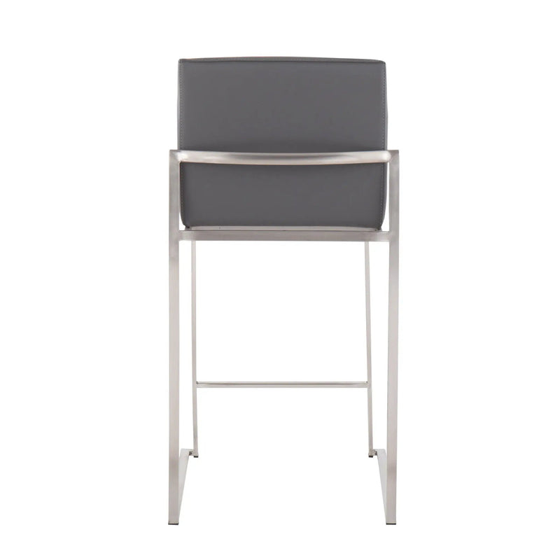 Fuji - Contemporary High Back Counter Stool, Functional Design by HouseOfZazla