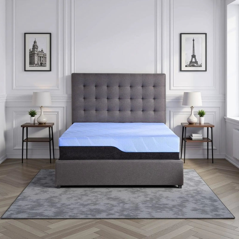 Refresh - 12" Hybrid Cooling Gelcare Memory Foam And Coil Mattress by Unique Piece Furniture