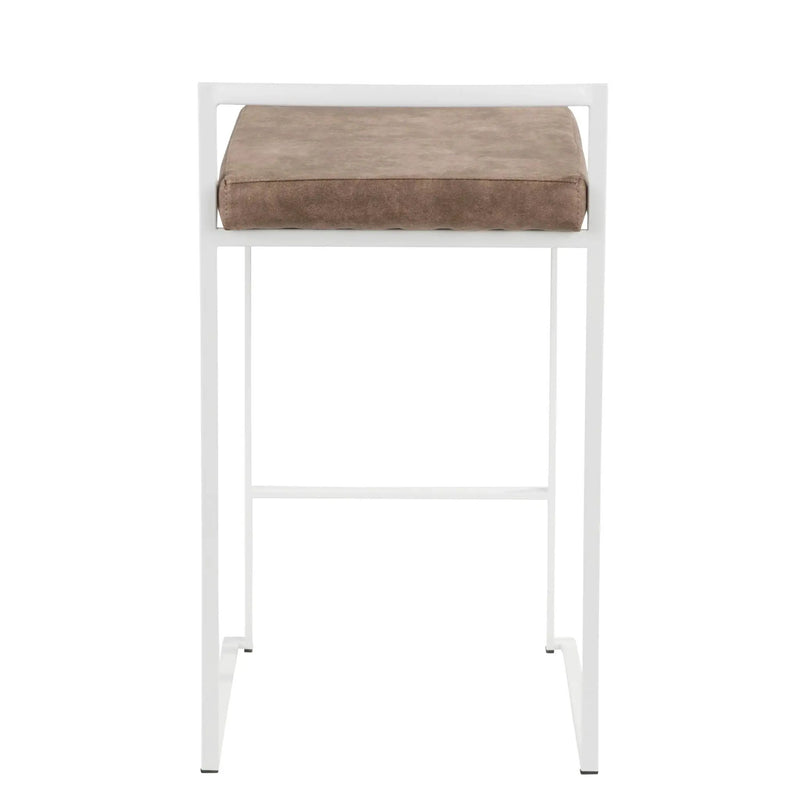 Fuji - Simple Elegance, Contemporary Stackable Counter Stool by Unique Piece Furniture