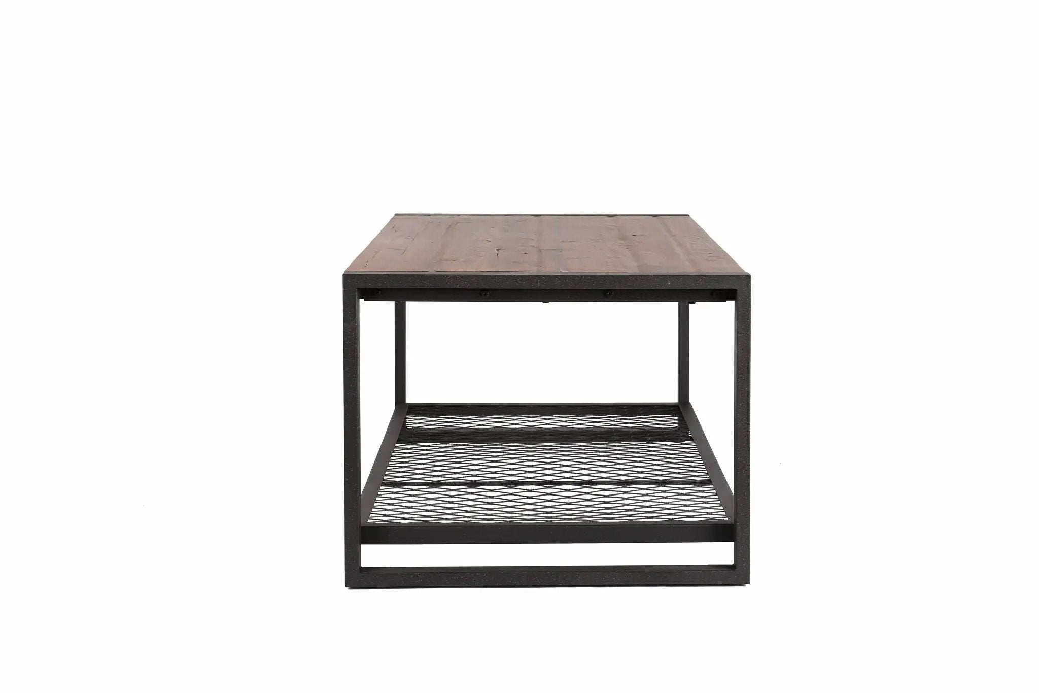 Console Coffee Table With Reclaimed Wood Finish, For Living Room - Natural by HouseOfZazla