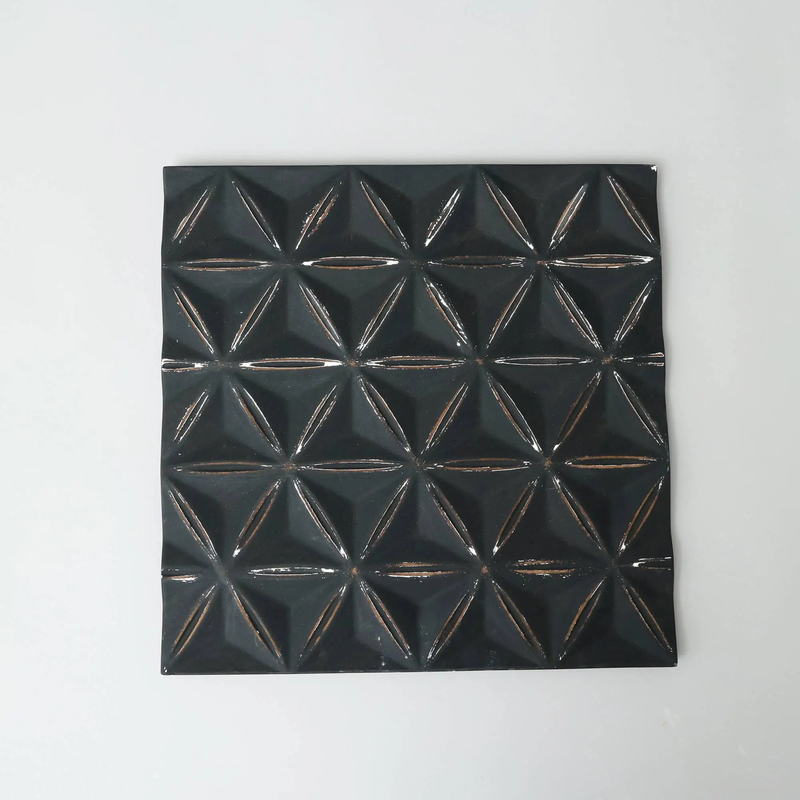 Black Square Modern Wall Art by HouseOfZazla