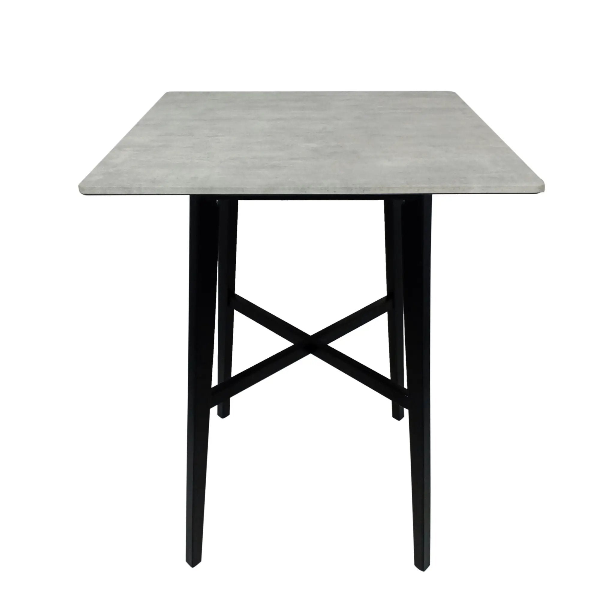 Modern Bar Height Dining Table, Rubberwood Legs and Laminate Table Top by HouseOfZazla