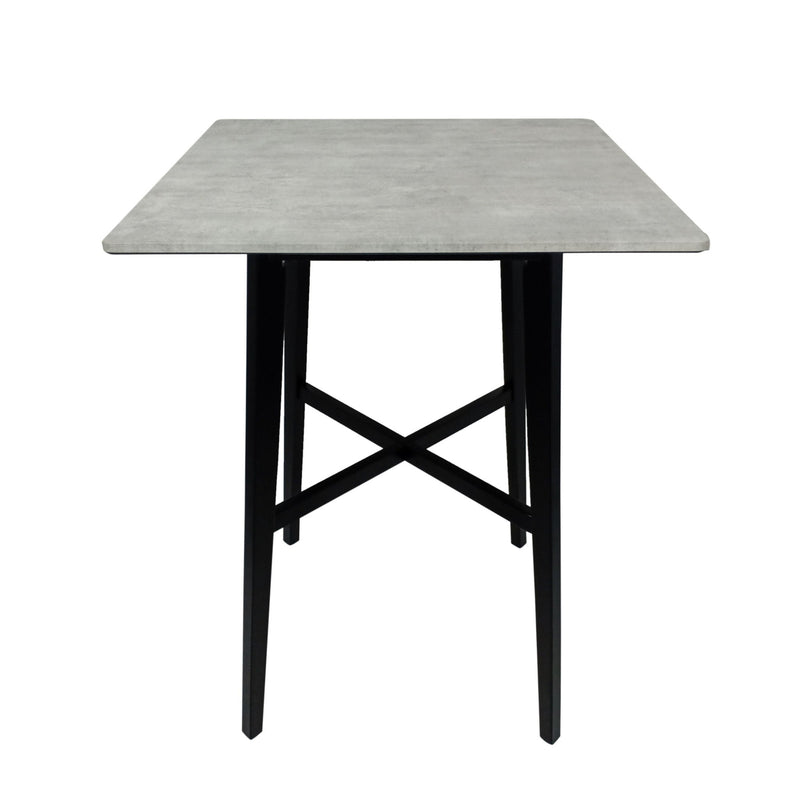 Modern Bar Height Dining Table, Rubberwood Legs and Laminate Table Top by HouseOfZazla