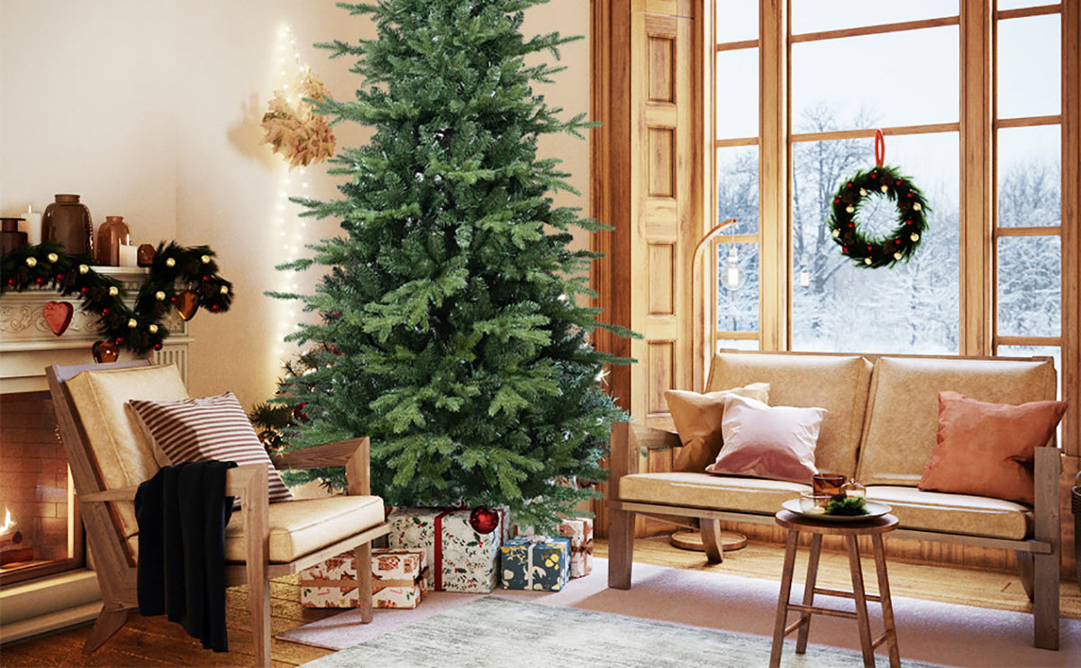 4FT Green PVC and PE Christmas Tree with 919 Tips, photo 17 of 19