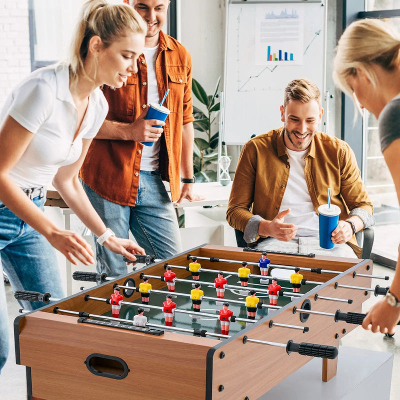 4-in-1 Combo Game Table Set Foosball Table with Billiards and Hockey by DirectDeals