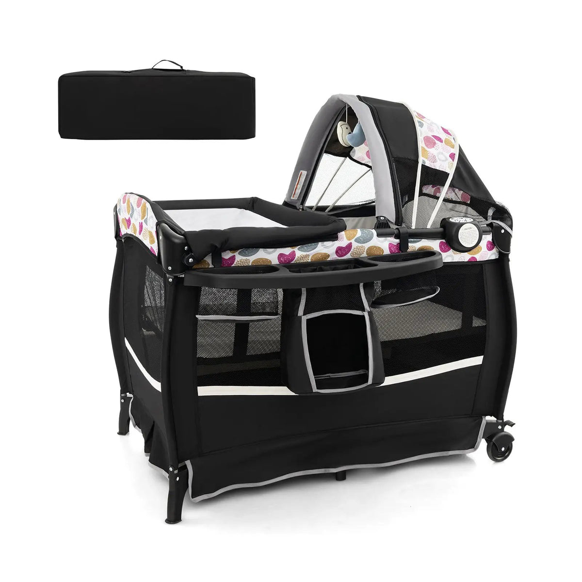 4 in 1 Portable Pack and Play Baby Nursery Center with Bassinet by DirectDeals