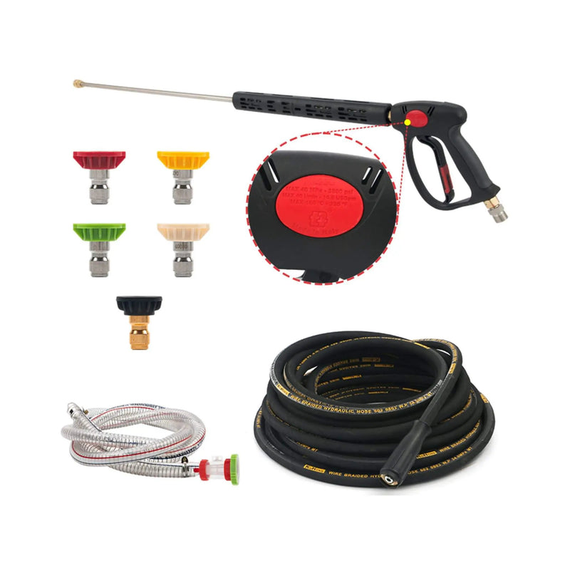 Heavy-Duty 4K PSI Commercial Hot Water Gas Powered Pressure Washer (SAK62461) by SAKSBY WHOLESALE