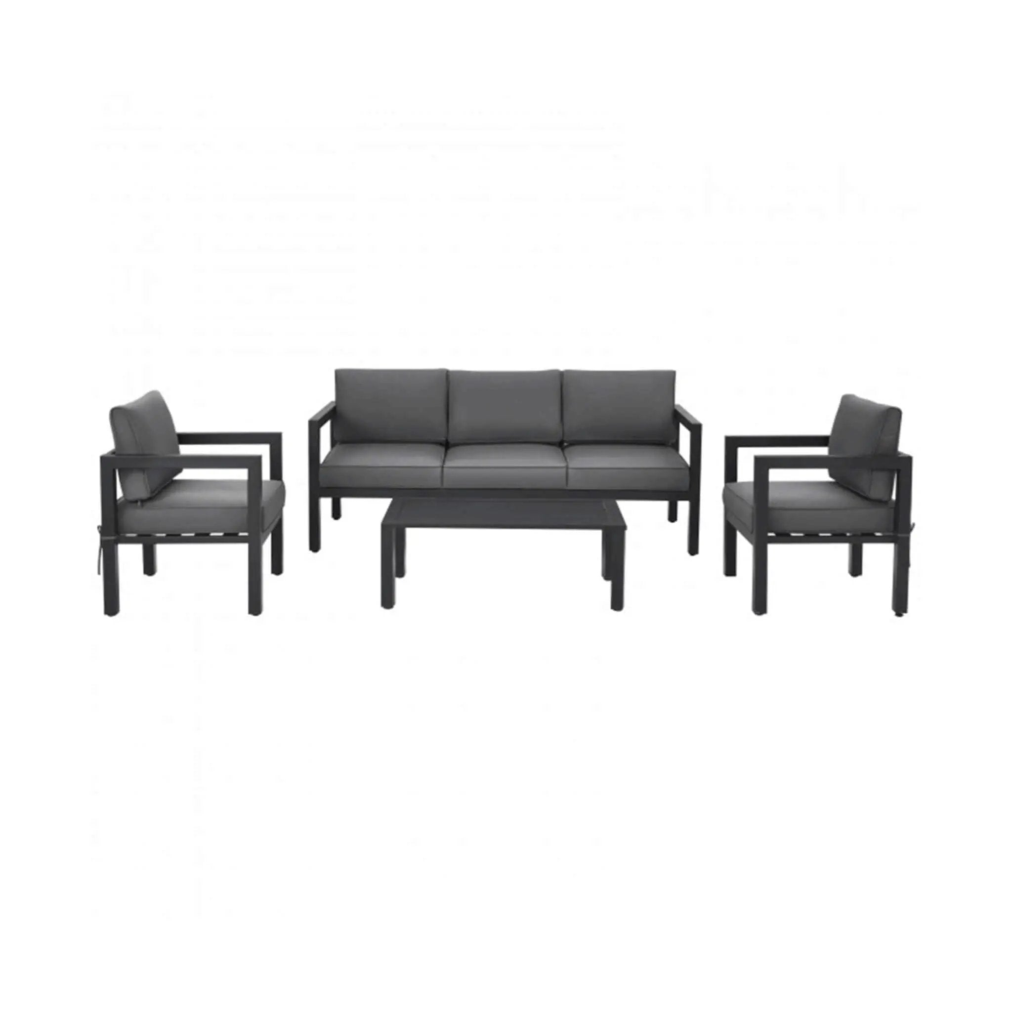 Alora 4-Piece Premium Outdoor Aluminum Furniture Set For Backyard & Poolside (SAK73532) by SAKSBY WHOLESALE