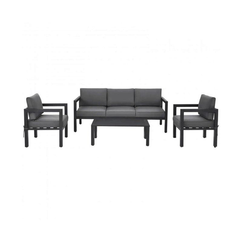 Alora 4-Piece Premium Outdoor Aluminum Furniture Set For Backyard & Poolside (SAK73532) by SAKSBY WHOLESALE