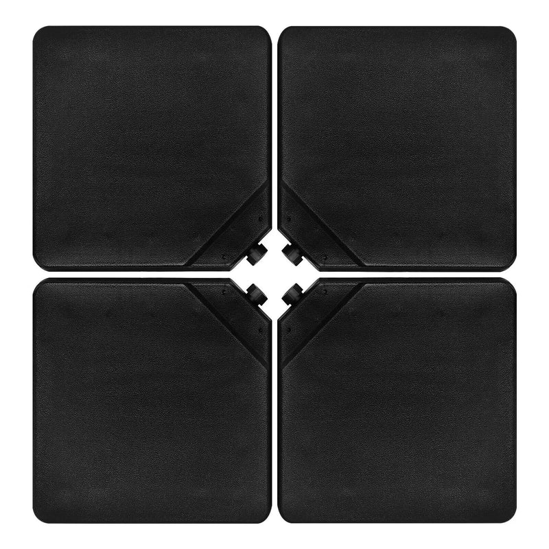 4 Pieces 13L Cantilever Offset Patio Umbrella Base with Easy-Fill Spouts by DirectDeals