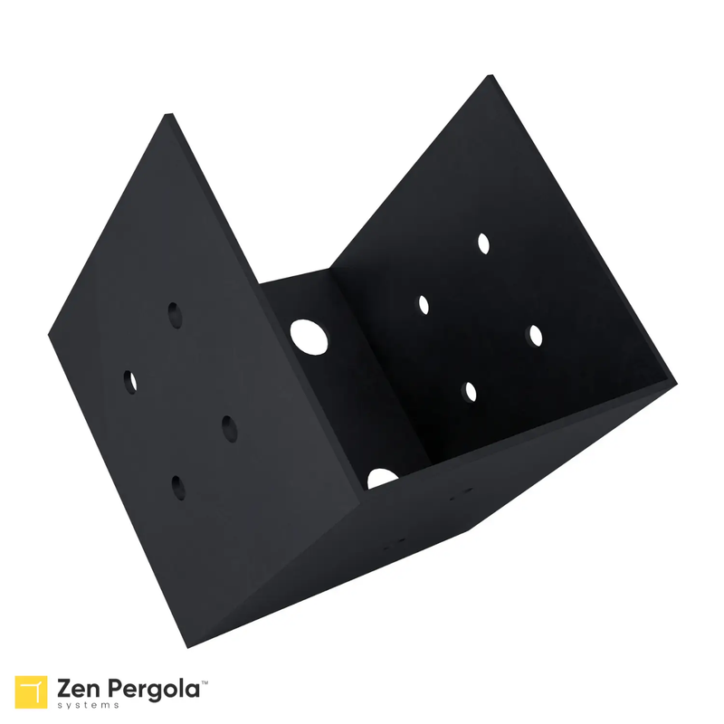 Pergola Wall Mount Bracket (for 4x4 Wood Posts) by Zen Pergolas