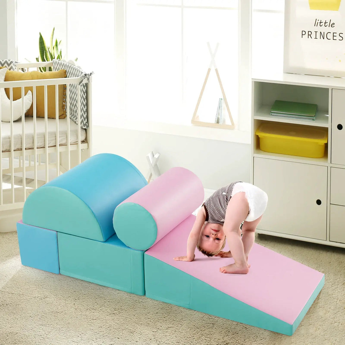 5-Piece Kids Climb and Crawl Activity Playset by DirectDeals