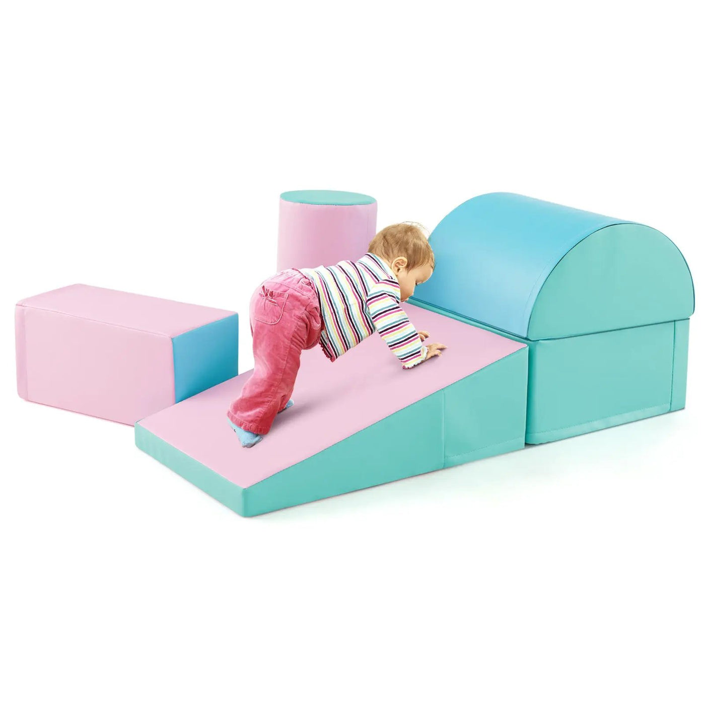5-Piece Kids Climb and Crawl Activity Playset by DirectDeals