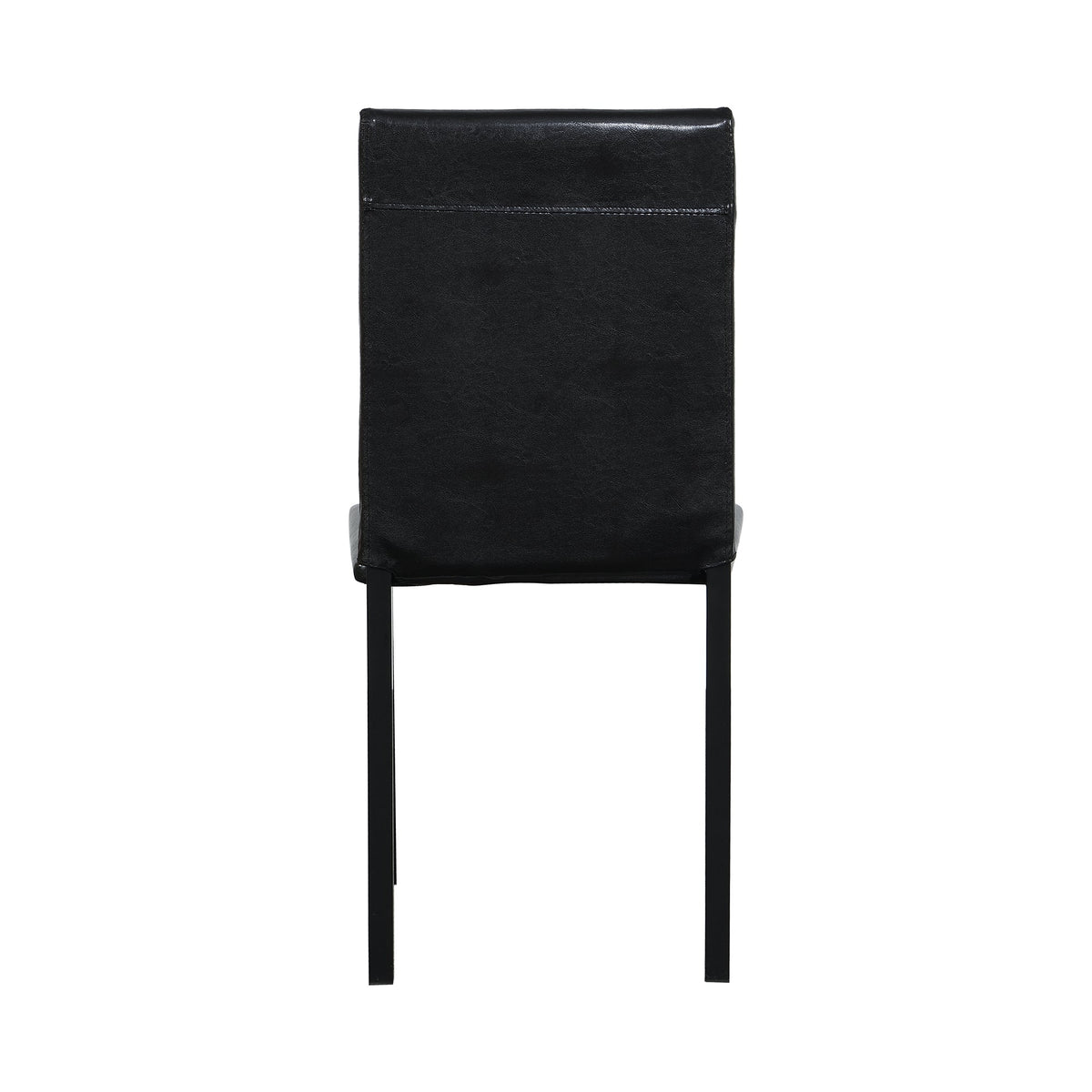 5 Piece Metal Dinette Set with Faux Marble Top - Black, photo 12 of 15