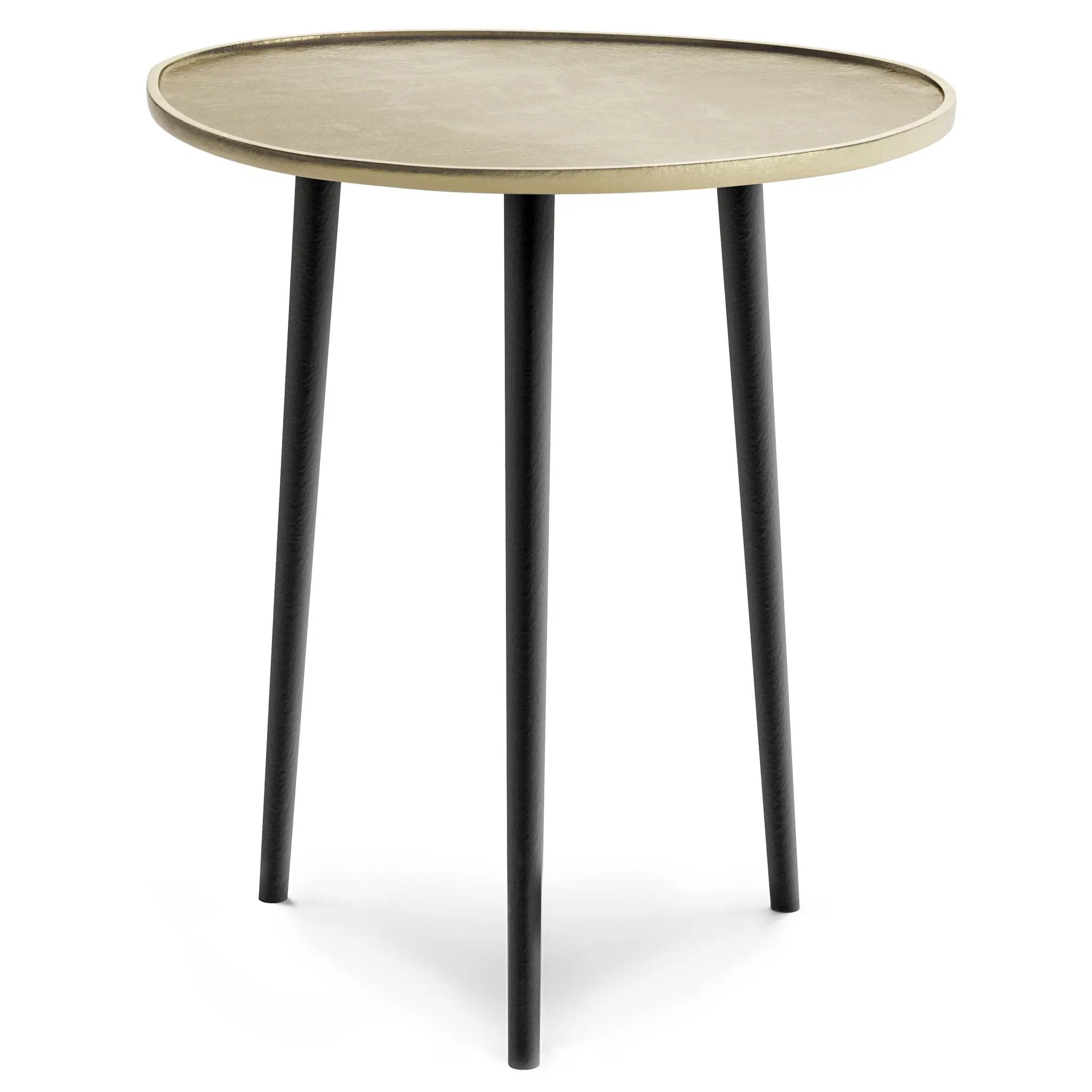 Tanner - Metal Side Table - Gold by HouseOfZazla