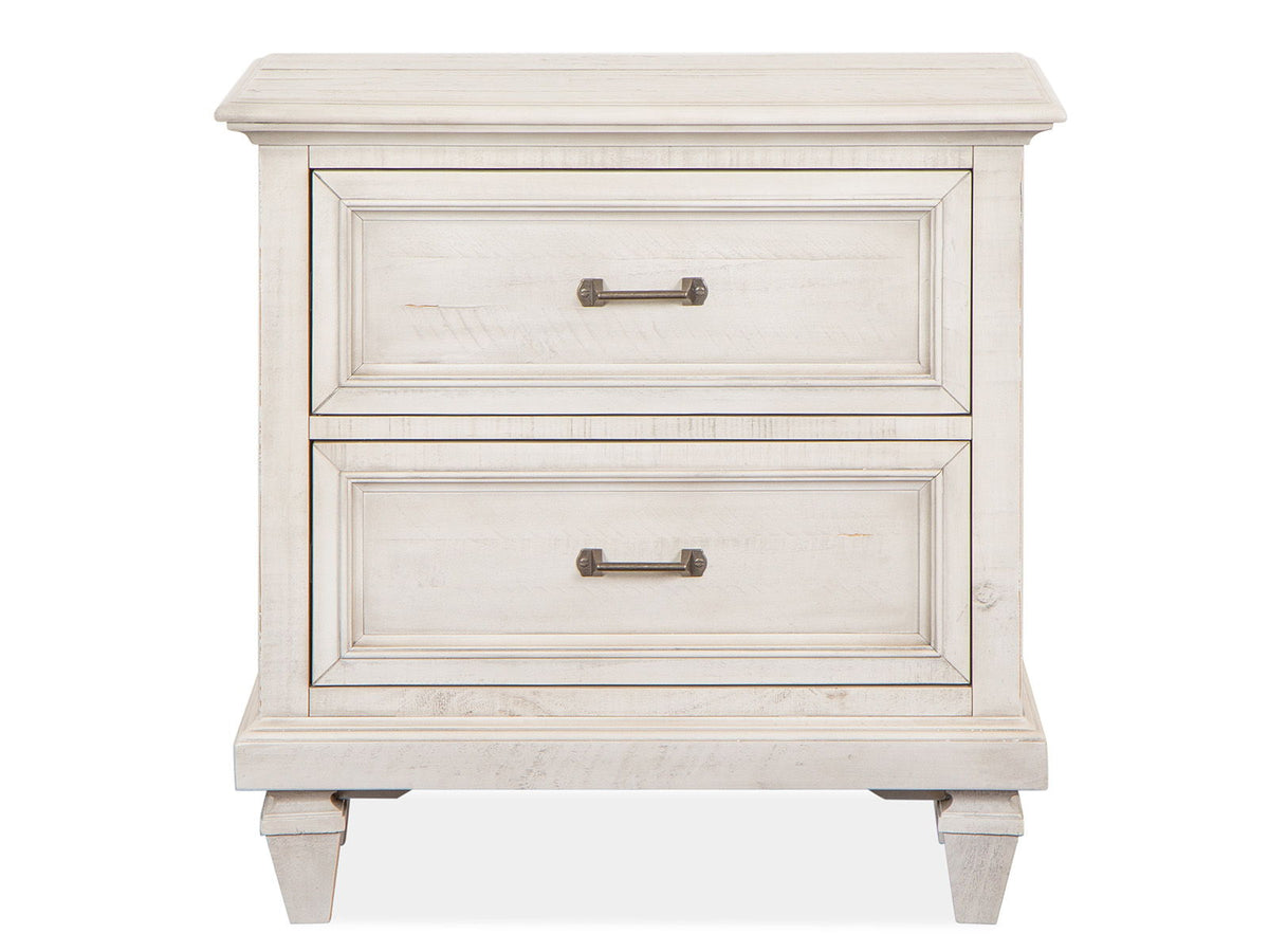 Newport - Drawer Nightstand - Alabaster, photo 4 of 7