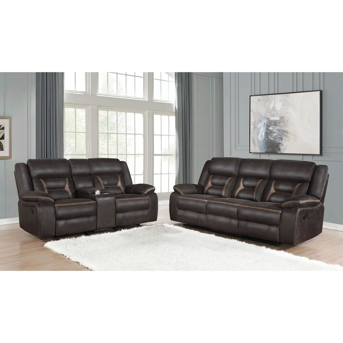 Brazelton - Pillow Top Arm Motion Living Room Set by HouseOfZazla