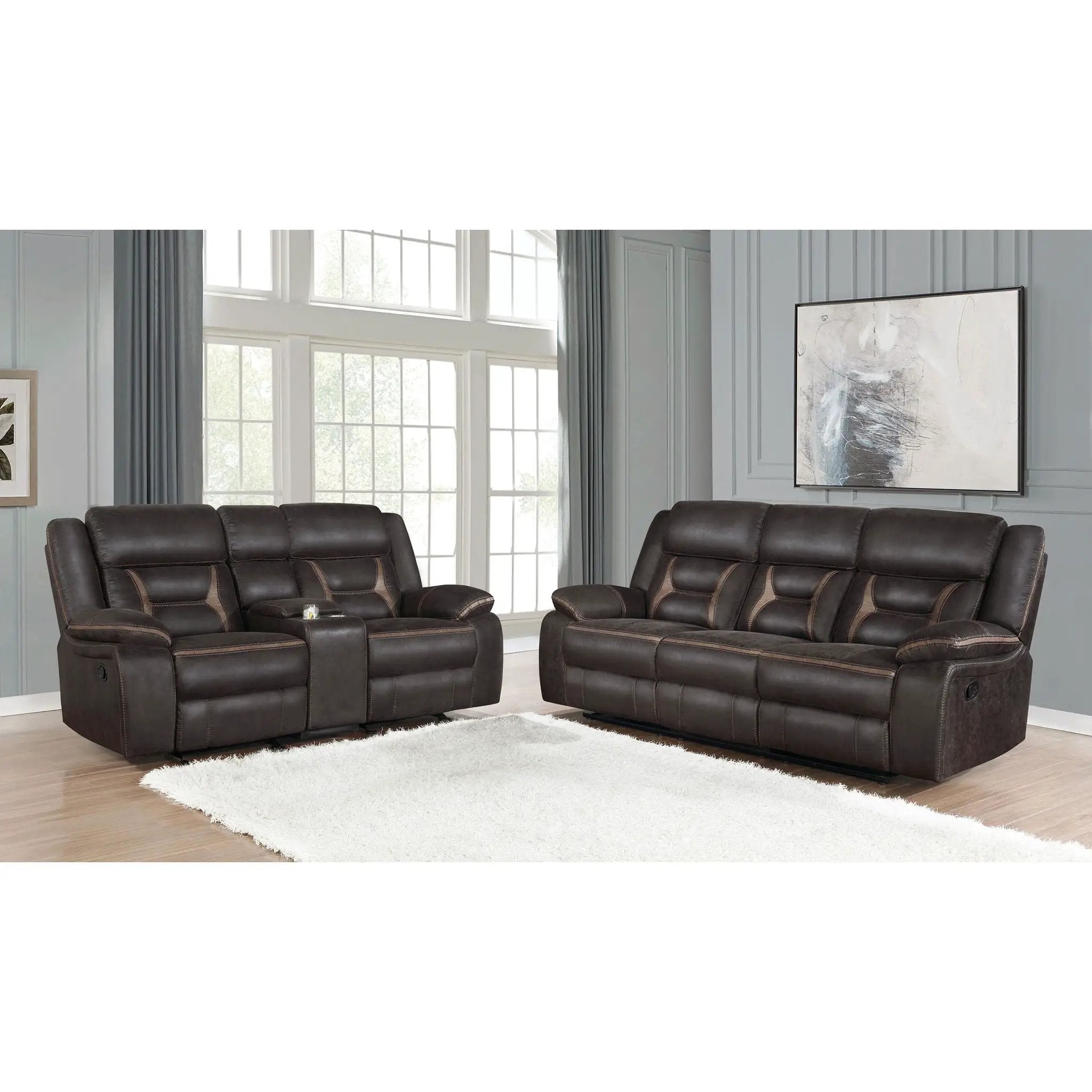 Brazelton - Pillow Top Arm Motion Living Room Set by HouseOfZazla