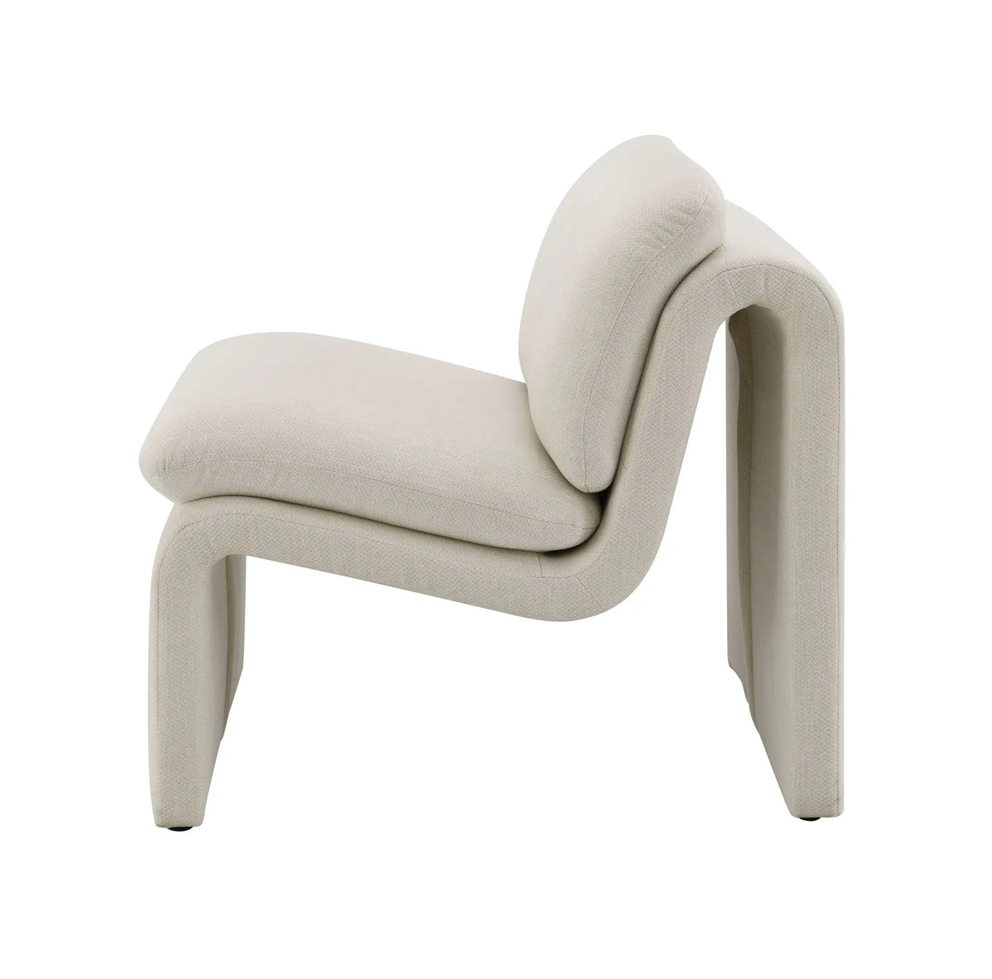 Jaeda - Innovative Elegance Accent Chair In Curved Shape by HouseOfZazla