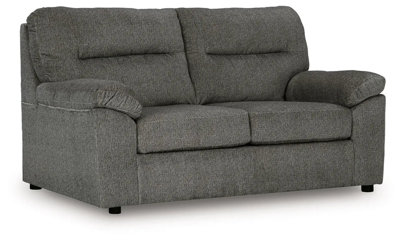Bindura - Loveseat - Mineral by Unique Piece Furniture