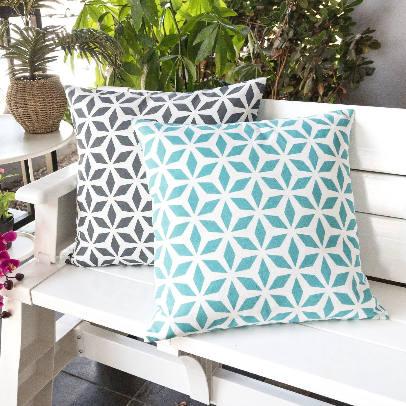 Crystal Burst - Outdoor & Indoor Pillow by HouseOfZazla