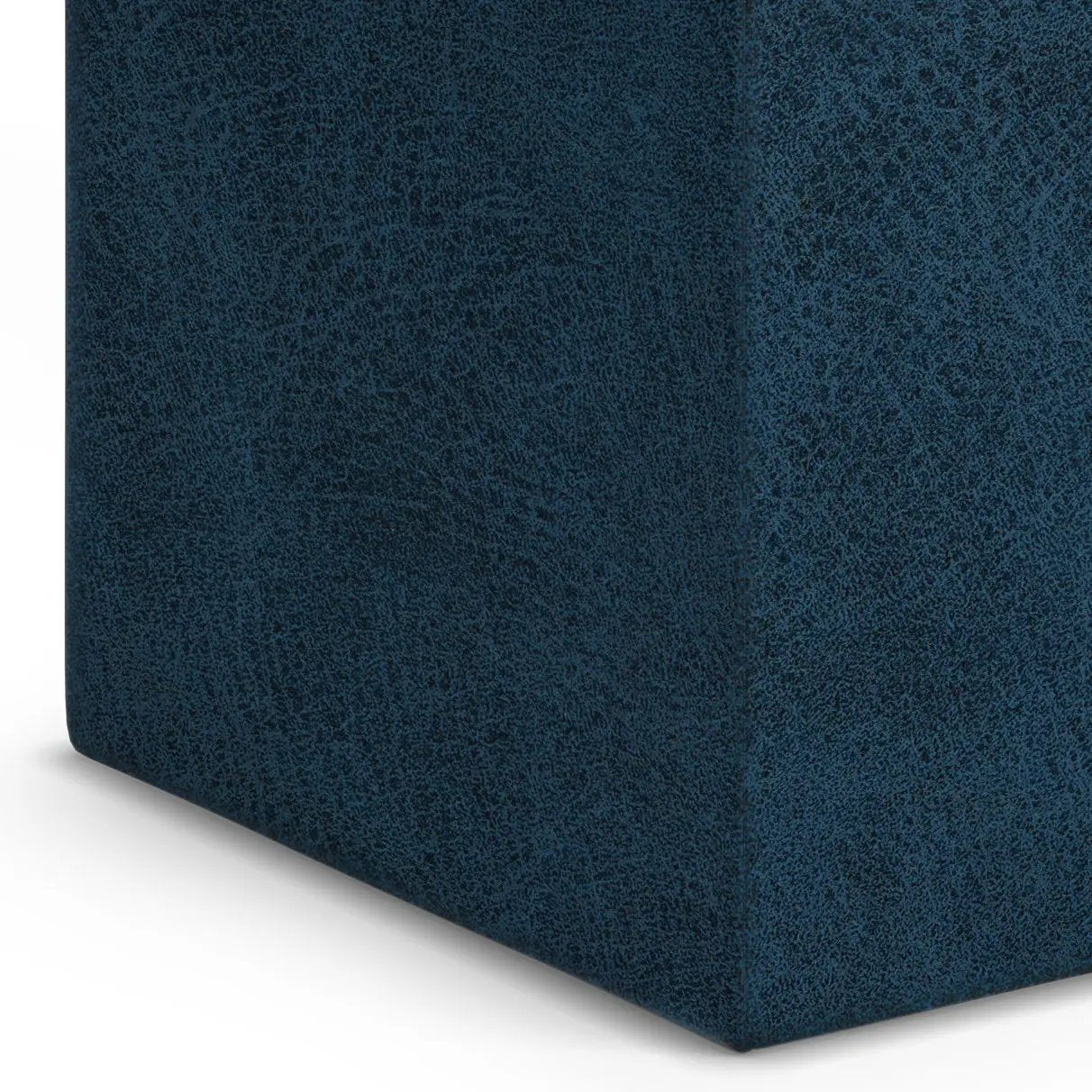 Rockwood - Upholstered Cube Storage Ottoman With Tray by HouseOfZazla