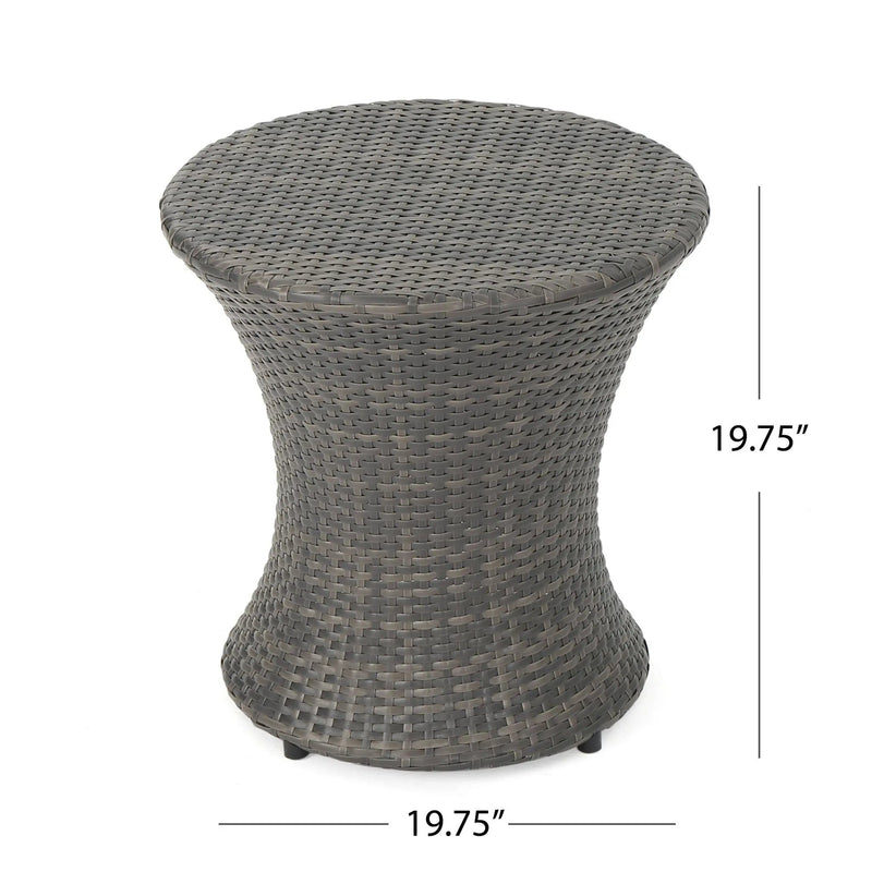 Thrive - Hourglass Rattan Table With No Glass Top by HouseOfZazla
