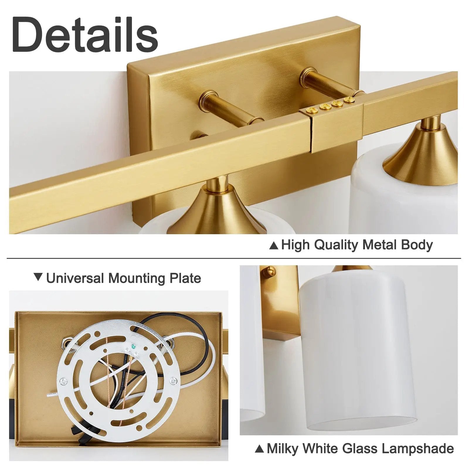 4-Light Brushed Bathroom Vanity Wall Light by HouseOfZazla