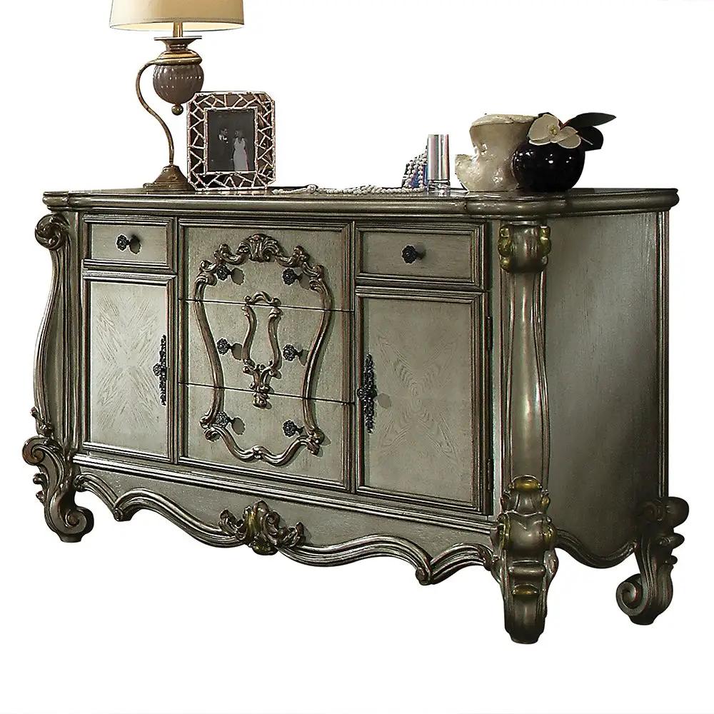 Versailles - Dresser - Antique Platinum Finish by Unique Piece Furniture