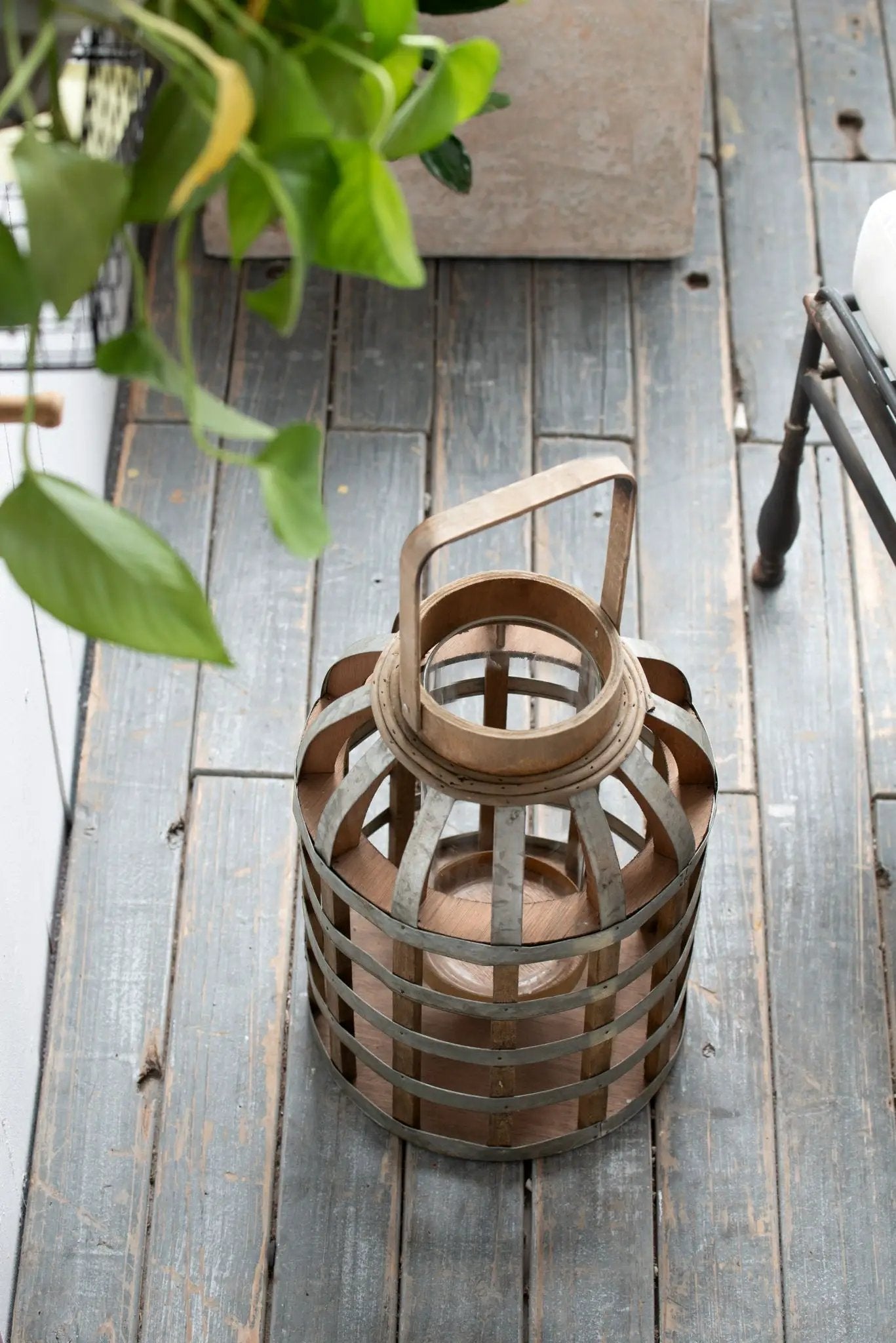 Decorative Lantern With Handle Wooden Lantern For Indoor Outdoor Home Garden Wedding by HouseOfZazla
