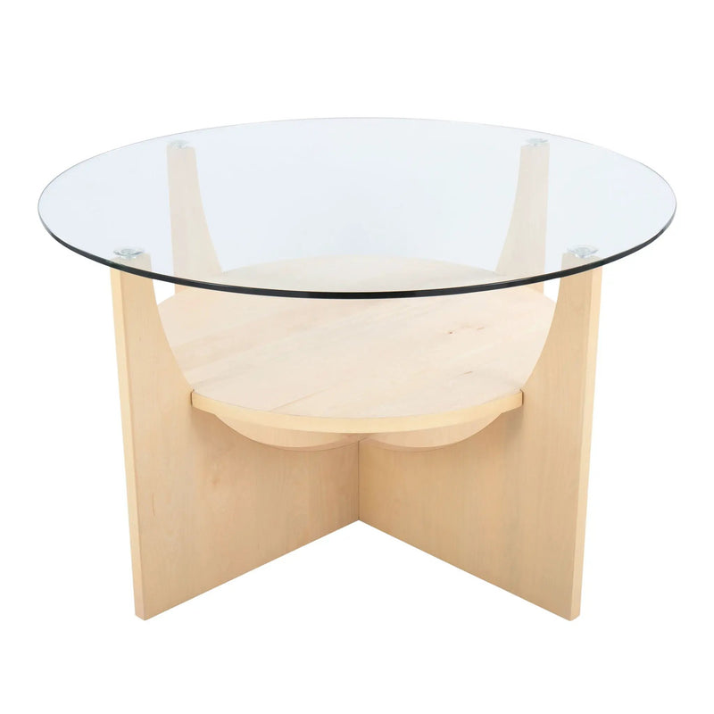 U - Shaped Contemporary Coffee Table by Unique Piece Furniture