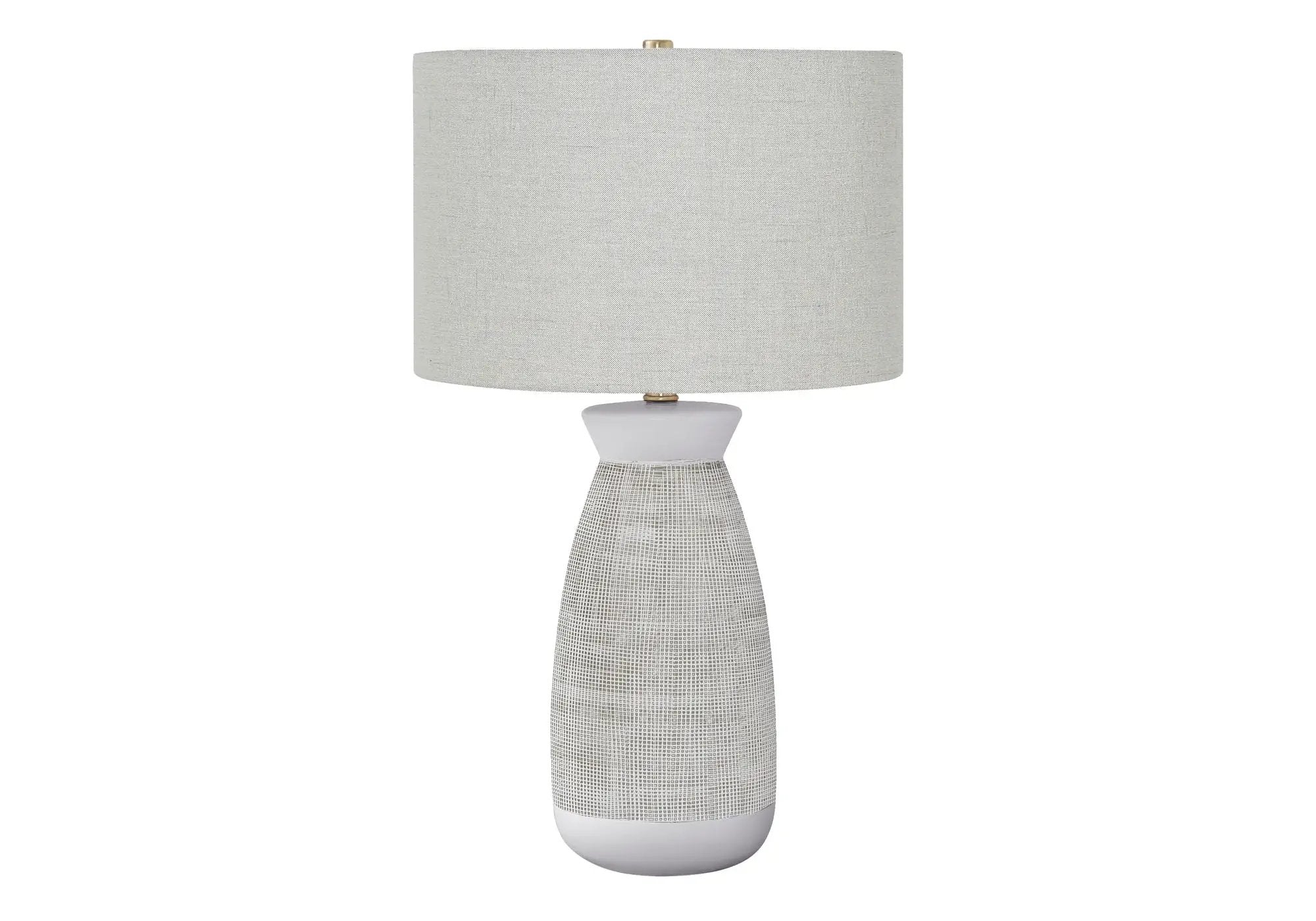 Lighting, Table Lamp, Ceramic, Contemporary - Gray by Unique Piece Furniture