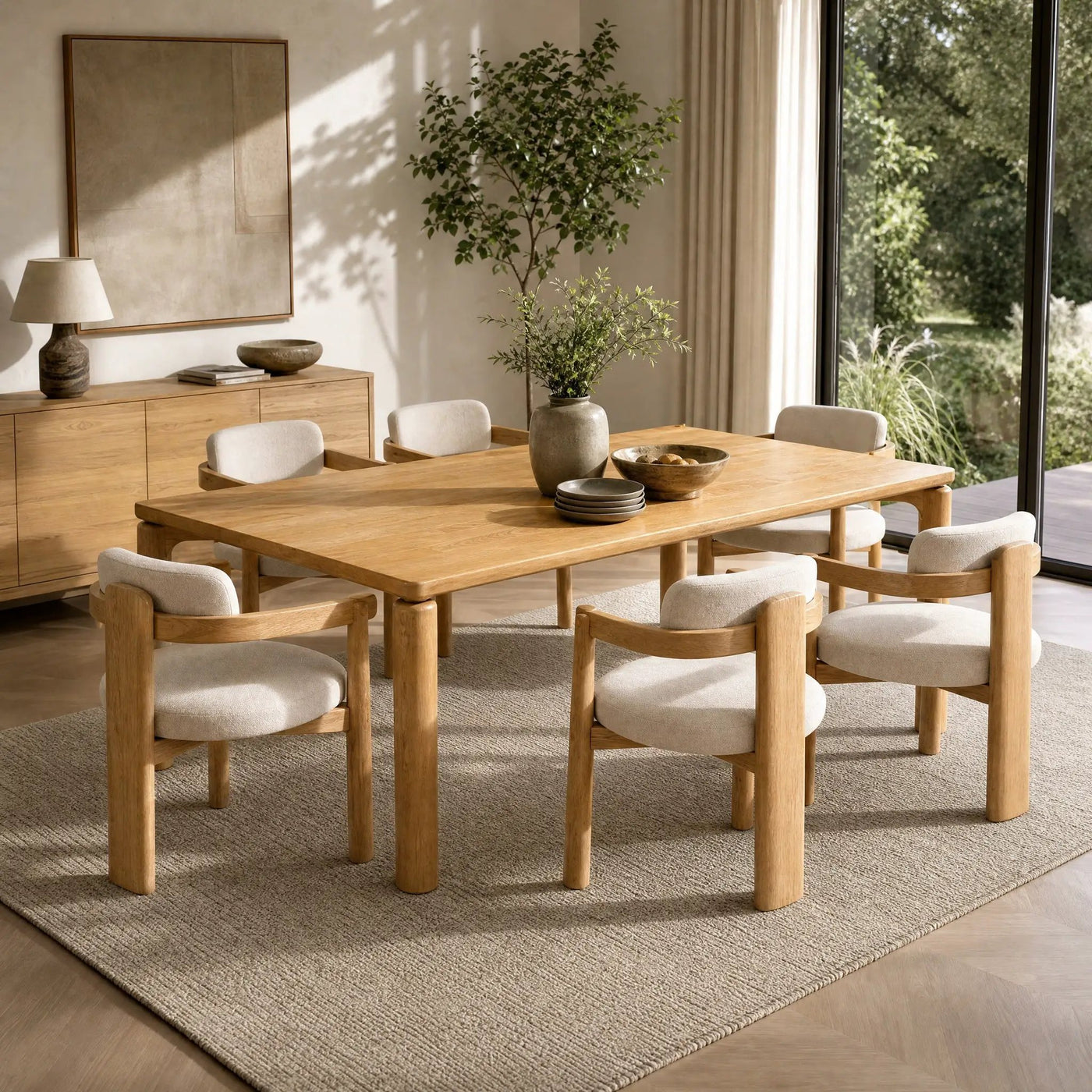 7-Piece Dining Table Set by HouseOfZazla