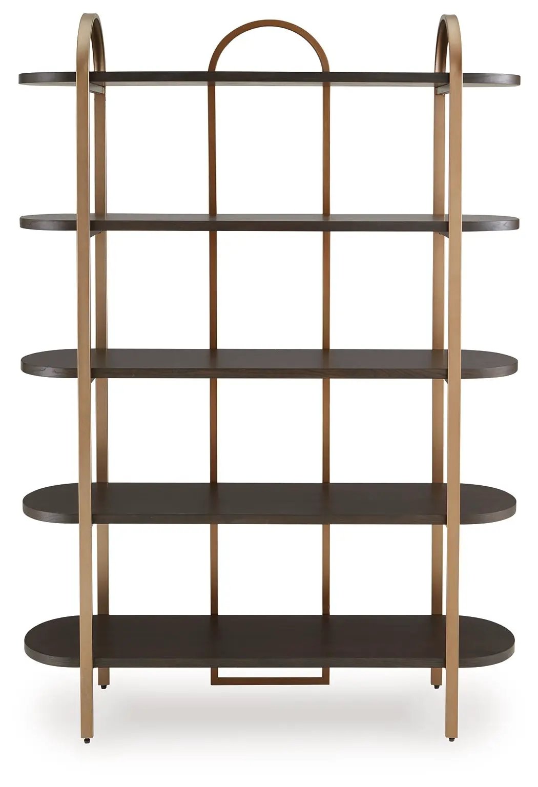 Brentmour - Bookcase - Brown / Gold Finish by Unique Piece Furniture