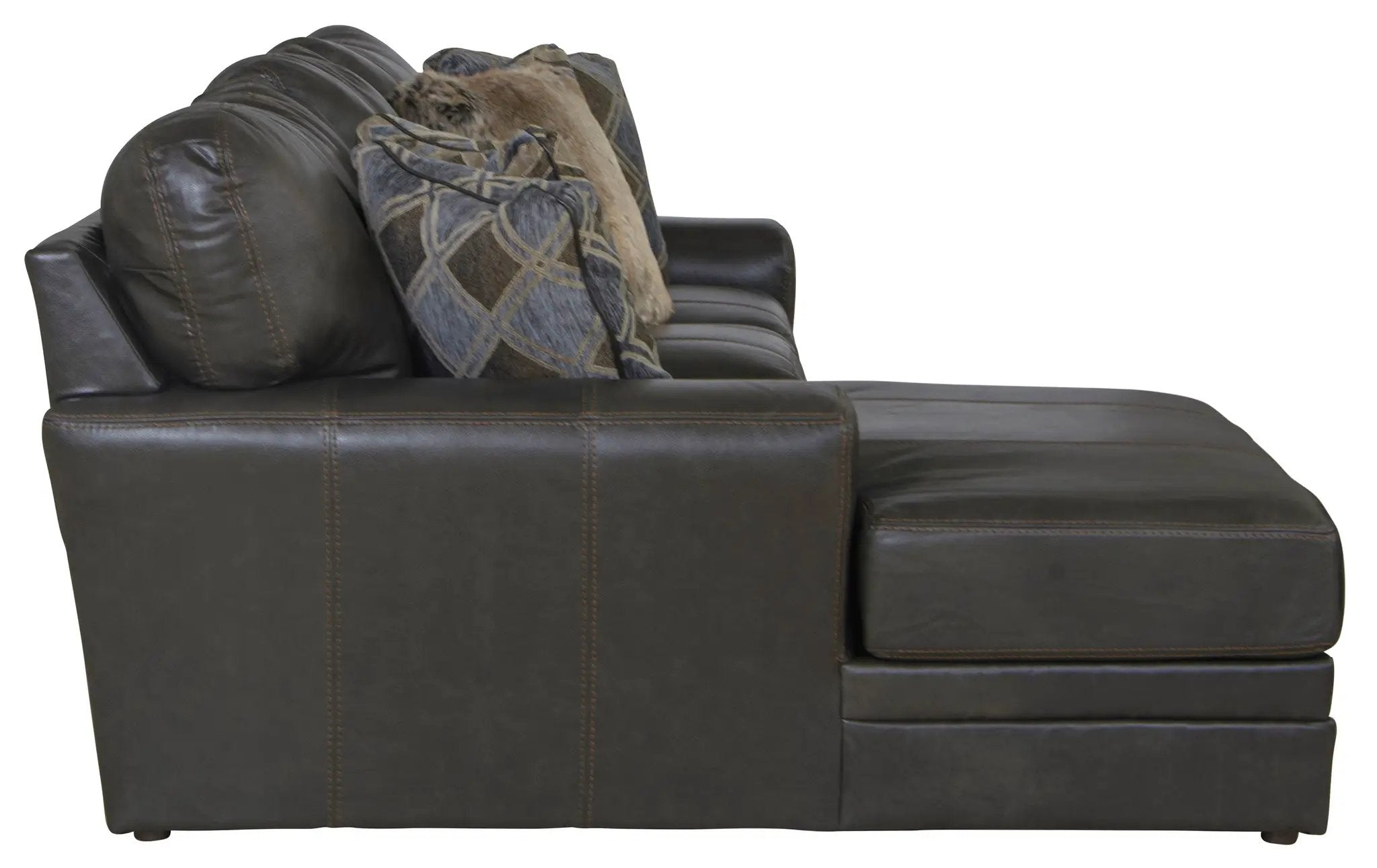 Denali - Italian Leather Match Sectional by Unique Piece Furniture