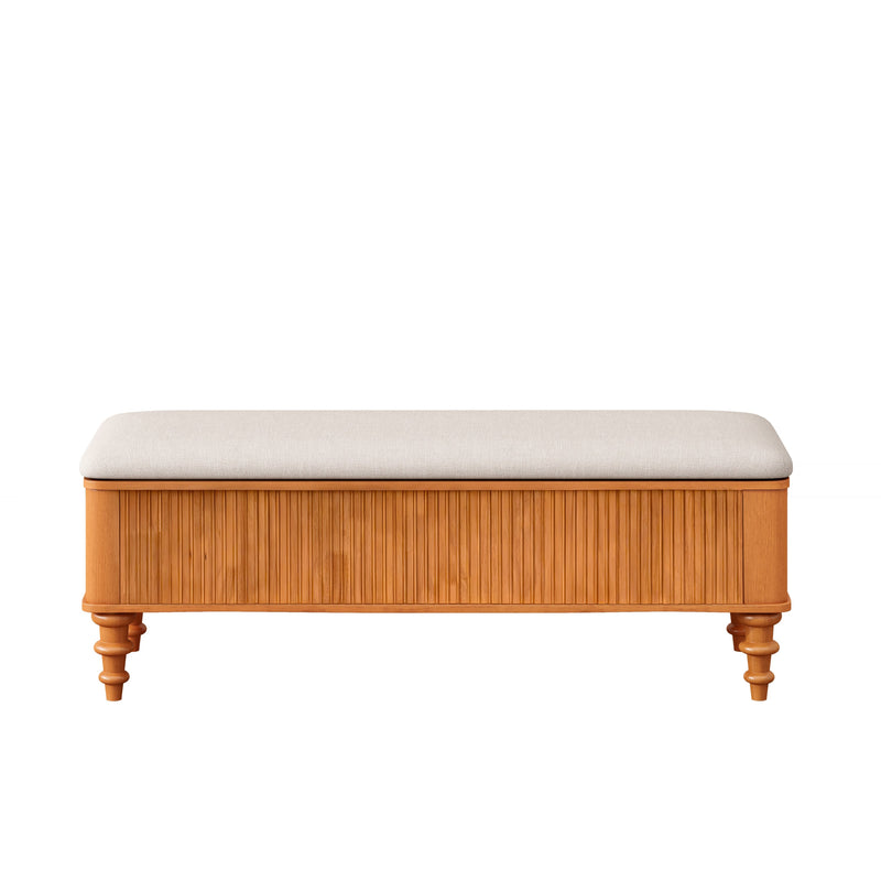 50.8-Inch Multi-Functional Storage Ottoman Bench by HouseOfZazla